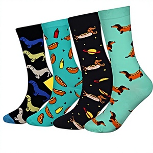 Chaussettes pour femmes à lacets en dentelle au niveau du genou, chaussettes pour hommes à motif uni, chaussettes d'hiver respirantes, chaussettes de compression transparentes - Product Image 1