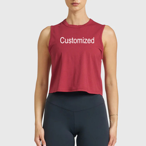 Top Sportivo da Donna a Quattro Vie Elasticizzato, Traspirante, ad Asciugatura Rapida, con Retro in Rete, per Allenamento e Corsa, Personalizzabile con Logo, Morbido Gilet da Palestra - Product Image 1