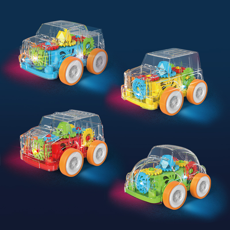 Topsky, оптовая продажа, эжектор, прозрачный автомобиль, игрушечный пистолет, мигающий фрикционный мощный автомобиль с пластиковой катапультой, игрушечный пистолет для детей