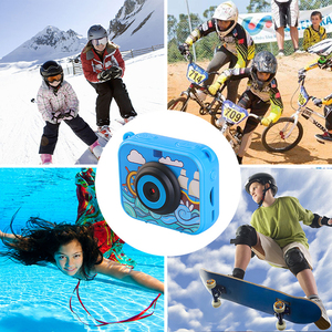 Linda Cámara Subacuática <span class=keywords><strong>Mini</strong></span> para Niños, 1080P, Diseño de Dibujos Animados, CMOS 12MP, Pantalla HD, Resistente al Agua hasta 30M, Batería Recargable para Actividades al Aire Libre - Product Image 6