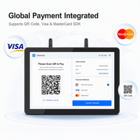 Terminal de commande et de paiement interactif industriel avec écran tactile capacitif de 11,6 pouces, ordinateur moniteur