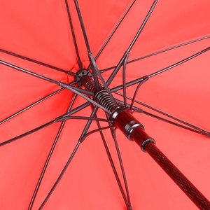 High Quality Customized 25 Inch Auto Stick <b>Umbrella</b> With Plastic Curved Handle - Product Image 5