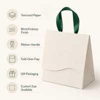 Caja Plana de Diseño Nuevo 2026, Bolsa de Regalo Personalizada para Boda con su Propio Logotipo, Cierre Magnético, Impresión a Cuatro Colores para Velas de Boda