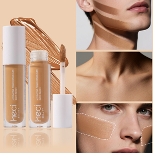 Corrector Líquido Vegano HECI 2 en 1 de Cobertura Total en 5 Colores para Iluminar el Contorno de Ojos, Corrector Líquido de Alta Definición - Product Image 2