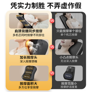Soron Massage <b>Cushion</b> K6 Neck <b>Back</b> Waist Legs Heated Kneading Plug-In Timing Full Body Home Use - Product Image 4