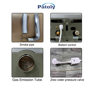 Alta calidad bajo <span class=keywords><strong>precio</strong></span> encendido piezoeléctrico 6L <span class=keywords><strong>8L</strong></span> 10L 12L ducha Gas combi caldera calentador de <span class=keywords><strong>agua</strong></span> gas venta caliente en el mercado - Product Image 4