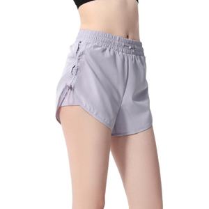 Shorts Deportivos de Cintura Alta para Mujer, Estilo Deportivo, Nuevo Modelo de Verano, de una Sola Pieza, para Entrenamiento de Maratón, con Cordón y Logotipo - Product Image 6