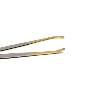 Pinzas para Cejas Reutilizables de Alta Calidad, Instrumentos de Belleza de Acero Inoxidable, Punta Inclinada, Diseño Ligero - Product Image 2
