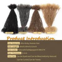 100 helai/pak Multi Warna 12 inci 0.1cm lembut Deadlocks Interlock mikro Inter Locs Sister Locs Ekstensi UNTUK WANITA HITAM