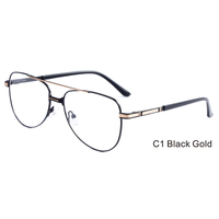 Nueva Llegada: Montura de Gafas Retro de Moda, Lentes para Hombre, Diseño de Montura Metálica, Gafas Ópticas