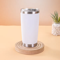 Gobelet isotherme à double paroi sans BPA, en acier inoxydable, pour boissons chaudes ou froides, idéal pour l'extérieur
