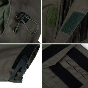 Veste coupe-vent matelassée réversible en polyester-coton fin, imperméable, avec impression en relief sur toile, pour le sport, la pêche et la moto - Product Image 6