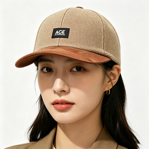 Gorra Snapback Unisex ACE de 6 Paneles con Textura Waffle, Visera Plana de Gamuza, Bordado 3D, Diseño Vintage de Moda Hip Hop - Product Image 1
