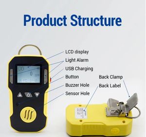 محلل النيتروجين مستشعر غاز النيتروجين أداة قياس الأكسجين كاشف غاز h2s - Product Image 5