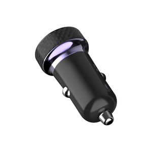 Caricabatterie da auto in metallo USB C 60W A+C+C a forma di O con 3 porte, caricabatterie da auto super veloce a 3 porte, adattatore per accessori telefonici - Product Image 3
