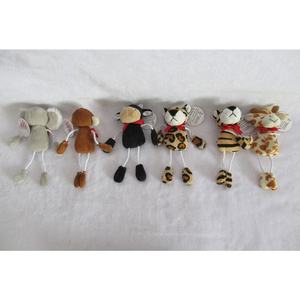 Großhandel Custom Nette Mini Sammlung Gefüllte Plüsch Kühlschrank Magnet Tier Spielzeug Für Werbe Geschenke - Product Image 1