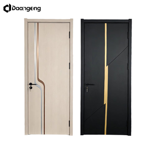 Portes intérieures en bois à 6 panneaux, construction solide, apprêtées blanches, prêtes à <span class=keywords><strong>peindre</strong></span> pour la rénovation - Product Image 2
