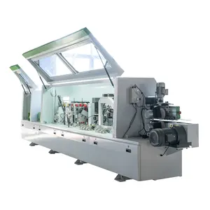 MDF Board Automatic Linear Edge Banding Machine with Rough and Fine Trimming