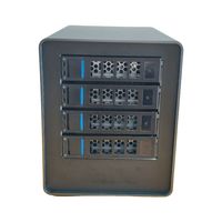 4-дисковый NAS-сервер на базе AMD R5 3550H с двумя портами 2.5G LAN, DDR4 SO-DIMM, M.2 PCIe, SATA, для хранения данных, Windows 10/11, Linux, домашнего медиацентра