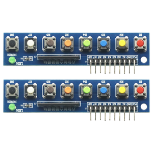 <span class=keywords><strong>8</strong></span>-Independent-Módulo botão chave com indicador LED para BRAÇO <span class=keywords><strong>Raspberry</strong></span> <span class=keywords><strong>Pi</strong></span> Teclado Módulo para Kits eletrônicos - Product Image 2