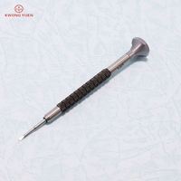 Jeu de tournevis de précision à fente KWONG YUEN GY0183, 6 pièces, embouts plats interchangeables 0,8-1,8 mm, mini-tournevis, outil de réparation de montres