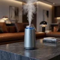 Diffuseur d'arômes pour voiture, désodorisant intelligent avec fonction marche/arrêt automatique, en métal, portable, pour la maison, l'hôtel, utilisation domestique, éclairage LED contrôlé par application