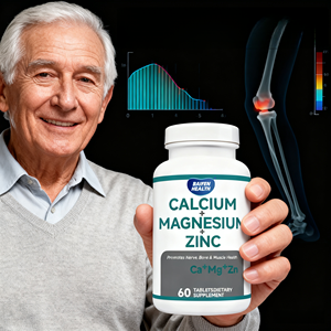 Integratore Alimentare OEM/ODM per Adulti con Calcio, Magnesio e Zinco per il Supporto Immunitario, Confezione da 60 Compresse - Product Image 4