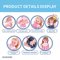 Gros poupées en silicone pour jeunes filles pas cher avec accessoire