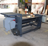 Scie à démanteler les palettes en bois horizontales portables, machine à fendre les palettes en bois
