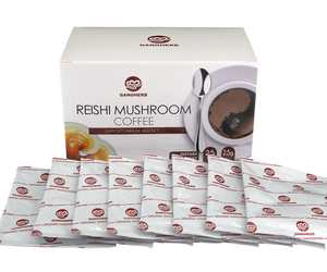 GANOHERB Polvere di Ganoderma Lucidum Reishi Lingzhi all'ingrosso, Miscela Istantanea di Caffè Nero e Cacao, <span class=keywords><strong>Produttore</strong></span> OEM di Caffè Istantaneo - Product Image 1