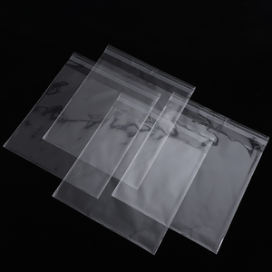 <span class=keywords><strong>Bolsas</strong></span> de PE autosellantes de plástico transparente respetuosas con el medio ambiente, cierre de cremallera reutilizable, sellado hermético, bolsa de plástico pequeña - Product Image 5