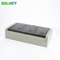 SELHOT HA-36 MCB disjoncteur module 36 voies iP65 extérieur étanche en plastique boîte de distribution d'énergie solaire