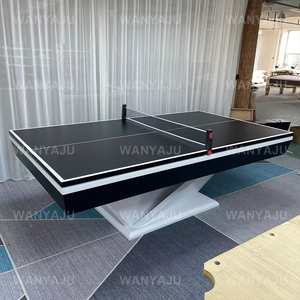 2025 Nhà Máy Bán Sang Trọng Hiện Đại 7ft 8ft Bàn Hồ Bơi Với Sơn Mài Rắn Gỗ Bóng Đầu Bàn Bida Cho Biệt Thự - Product Image 6