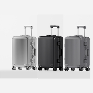 Tùy Chỉnh Chất Lượng Cao Hợp Kim Nhôm Hành Lý Du Lịch Xe Đẩy Tay Trường Hợp Xách Tay Cứng Shell Trọng Lượng Nhẹ An Toàn Mang Theo Trên Vali - Product Image 1