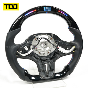 Volante TDD Piano Black con Empuñadura de Cuero Negro Liso Compatible con BMW G20 G30 Personalizado - Product Image 2