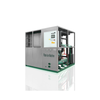 Machine à glaçons industrielle de 2 tonnes, refroidie par air, entièrement automatique, économe en énergie, écologique, pour la vente au détail et la présentation en vitrine