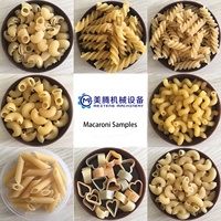 Extrudeuse à pâtes multi-moules en acier inoxydable, nouvelle ligne de production de macaroni instantané, haute productivité, grande capacité pour la production de spirales