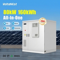 Armoire de stockage d'énergie tout-en-un VoltaNest Custom 80kW 160KWH 150KWH 200kWh LFP pour C&I, refroidie par air