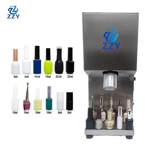 Zzy - Máquina elétrica para encher garrafas pet com esmalte de gel para unhas, máquina tampadora de garrafas de óleo essencial