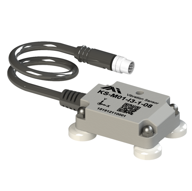 High Performance Industry Design High Sensitivity Vibration Temperature Sensor Screw Fixing Magnets Mounting DC5-30V