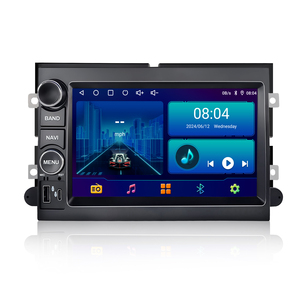 Écran radio <span class=keywords><strong>DVD</strong></span> 7 pouces <span class=keywords><strong>avec</strong></span> charge rapide pour Ford F150 2004-2008, montage sur tableau de bord, CarPlay sans fil, écran tactile IPS, DSP, GPS - Product Image 1