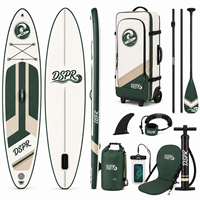 Planche de paddle gonflable haut de gamme tout-en-un avec pont large et stable, tapis antidérapant et accessoires complets pour débutants