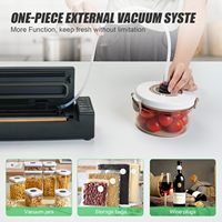 Scelleuse sous vide polyvalente pour les aliments-Comprend un scellant pour sacs, un scellant pour bocaux Mason et des fonctions de scellant à induction