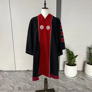 Robes de Chorale JJ GRADGOWN avec Broderie et Étole, Vêtement Liturgique pour Choristes, Robe de Culte Unisexe pour Adultes - Product Image 1