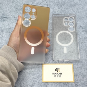 Funda Mate Esmerilada para Teléfono <span class=keywords><strong>Samsung</strong></span> S24+ S25 S26 Ultra, Carcasa Rígida de PC Antihuellas para iPhone 15 14 - Product Image 1