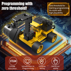 Ensemble <span class=keywords><strong>de</strong></span> blocs <span class=keywords><strong>de</strong></span> construction miniatures compatibles <span class=keywords><strong>Lego</strong></span>, 6 en 1, ABS <span class=keywords><strong>de</strong></span> haute qualité, programmation STEAM, éducation scientifique, contrô<span class=keywords><strong>le</strong></span> à distance par application - Product Image 3