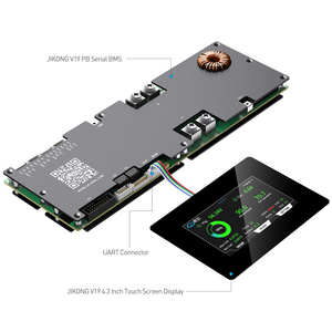 ระบบจัดการแบตเตอรี่ BMS JK รุ่น Jk-PB2A16S20P V19 สำหรับแบตเตอรี่ LiFePO4 16s 48v ลิเธียม พร้อมระบบสื่อสาร Smart CAN บนแผงวงจร PCBA วัสดุพลาสติก - Product Image 1