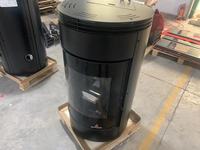 Poêle à granulés de bois 12KW à grande surface chauffante, automatique, à air chaud, autonome, haute efficacité, écologique, pour le chauffage domestique familial