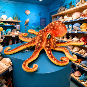 Fabriek Direct Hoogwaardige Realistische Octopus Pluche Speelgoed Levensechte Knuffel Voor <span class=keywords><strong>Aquarium</strong></span> Cadeauwinkel Vis <span class=keywords><strong>Aquarium</strong></span> Speelgoed - Product Image 3