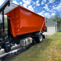 Nouveaux arrivages : Conteneurs de collecte de déchets lourds pour extérieur, type Hook Lift, avec support technique professionnel